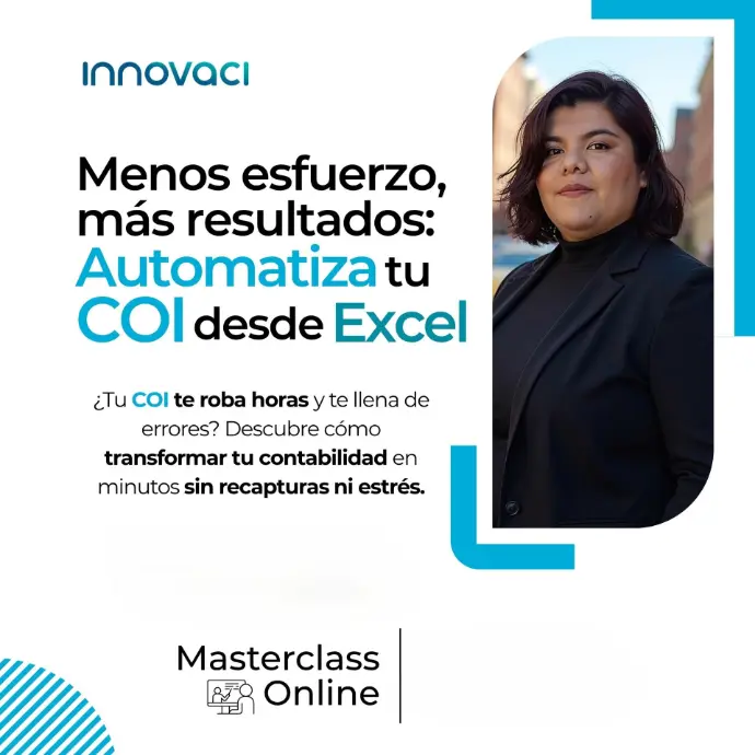 MASTERCLASS "Menos esfuerzo, más resultados: Automatiza tu COI desde Excel"